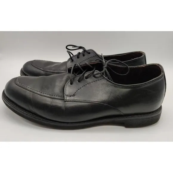 Allen Edmonds LAX Black Calf Split Toe Derby Road Warriors Men's 9 D