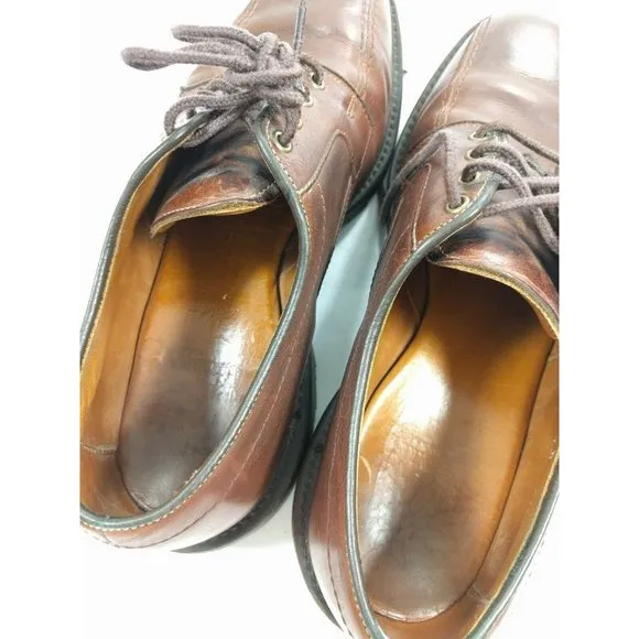 Allen Edmonds Mapleton Brown Leather Oxford  7 D