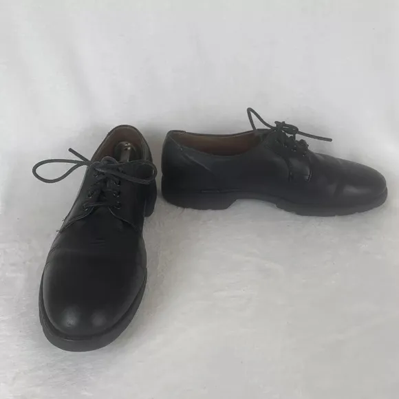 Allen Edmonds Men’s Black‎ Lug Soled Lace Up Oxford Shoes Size 11 B NARROW Derby