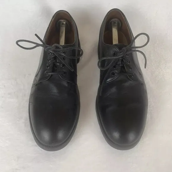 Allen Edmonds Men’s Black‎ Lug Soled Lace Up Oxford Shoes Size 11 B NARROW Derby
