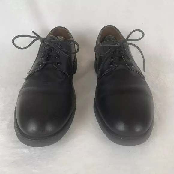 Allen Edmonds Men’s Black‎ Lug Soled Lace Up Oxford Shoes Size 11 B NARROW Derby