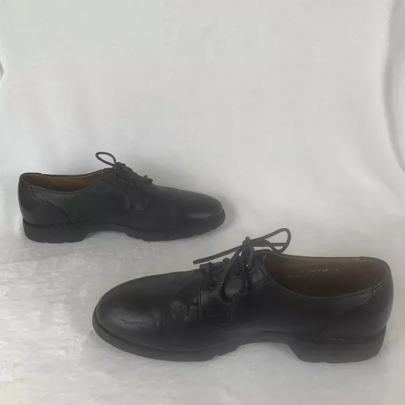 Allen Edmonds Men’s Black‎ Lug Soled Lace Up Oxford Shoes Size 11 B NARROW Derby