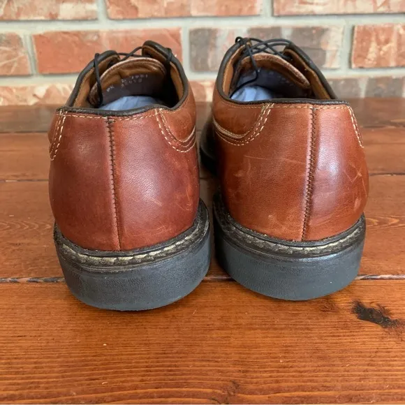 Allen Edmonds Men's Wilbert Split Toe USA Brown Oxford Dress Shoe Size 9 1/2 D