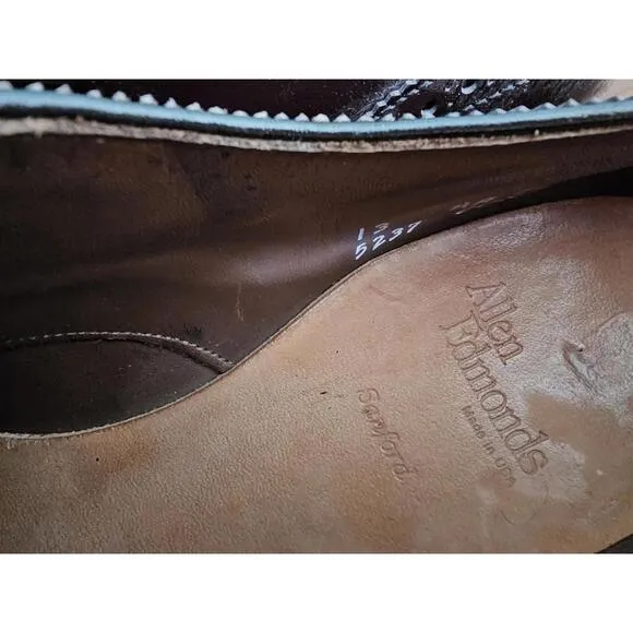 Allen Edmonds Shoes Brown Mens Size 13 Leather Oxford