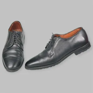 Allen Edmonds Shoes San Marco Size 11.5 D Black Pebbled Leather Derby  Lug Soles