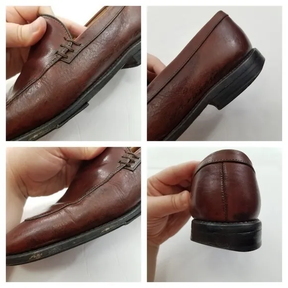 Allen Edmonds Steen‎ 8.5 D Brown Leather Slip on Lo
