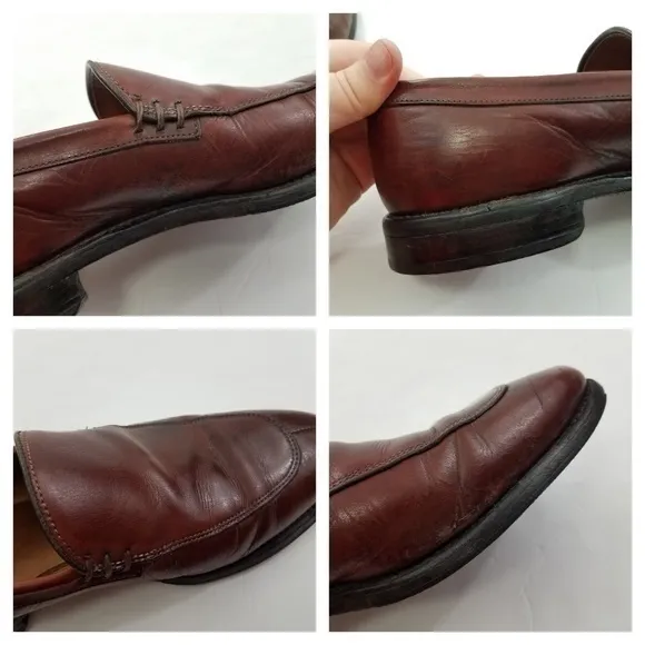 Allen Edmonds Steen‎ 8.5 D Brown Leather Slip on Lo