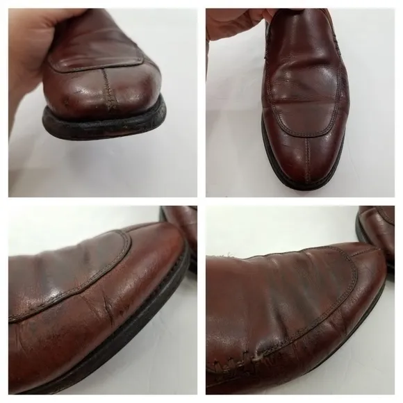 Allen Edmonds Steen‎ 8.5 D Brown Leather Slip on Lo