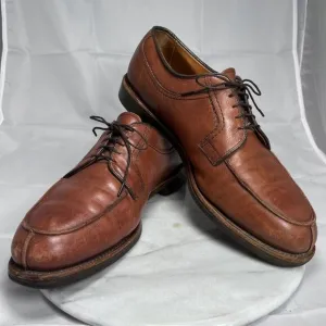 Allen Edmonds Stockbridge Men's Brown Leather Derby Shoes Size 9.5 D