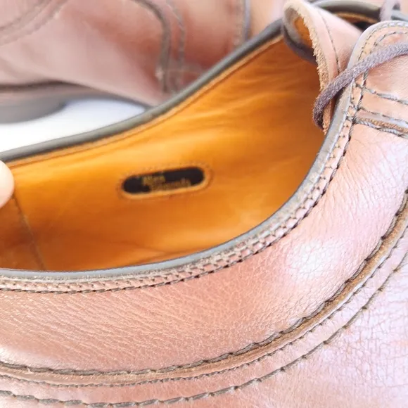 Allen Edmonds Stockbridge Split Toe Leather Derby