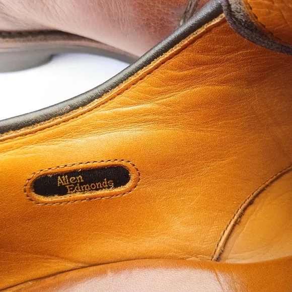 Allen Edmonds Stockbridge Split Toe Leather Derby