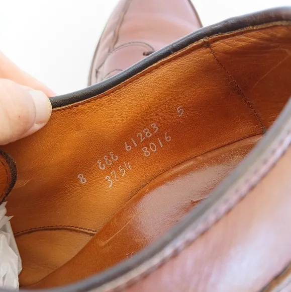 Allen Edmonds Stockbridge Split Toe Leather Derby