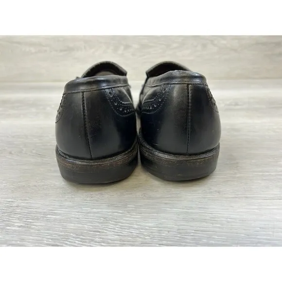 Allen Edmonds Wakefield Mens Loafers Slip On Wingtip Black Leather black 10.5 C