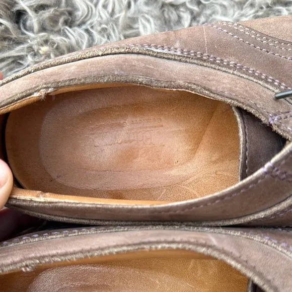 Allen Edmonds Wilbert 1662 Nubuck Leather Split Toe Derby Vibram Soles 11 1/2D