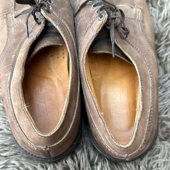 Allen Edmonds Wilbert 1662 Nubuck Leather Split Toe Derby Vibram Soles 11 1/2D