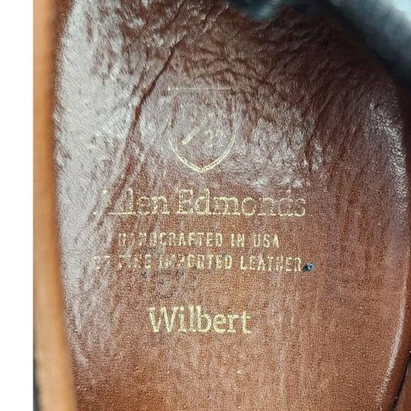 Allen Edmonds Wilbert Brown Split Toe Dress Comfort‎ Shoe Size US 11