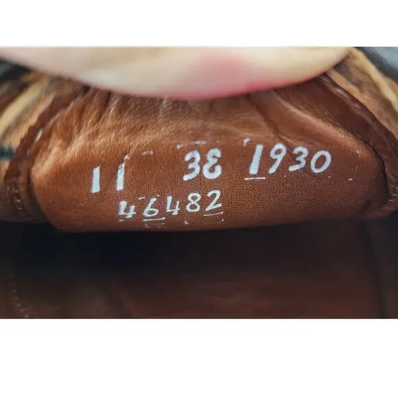 Allen Edmonds Wilbert Brown Split Toe Dress Comfort‎ Shoe Size US 11