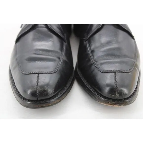 Allen Edmonds Delray 1208 Black Leather Split Toe Derby Dress Shoe Size 12 3A