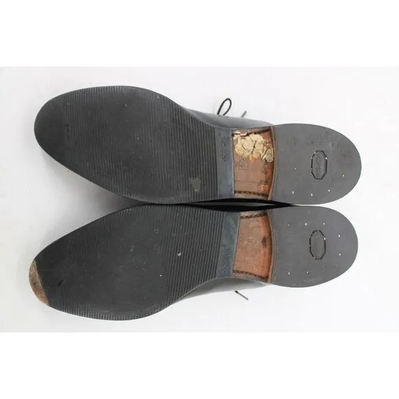 Allen Edmonds Delray 1208 Black Leather Split Toe Derby Dress Shoe Size 12 3A