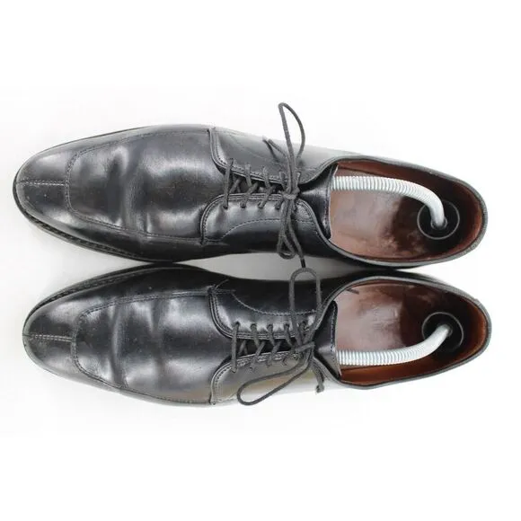 Allen Edmonds Delray 1208 Black Leather Split Toe Derby Dress Shoe Size 12 3A
