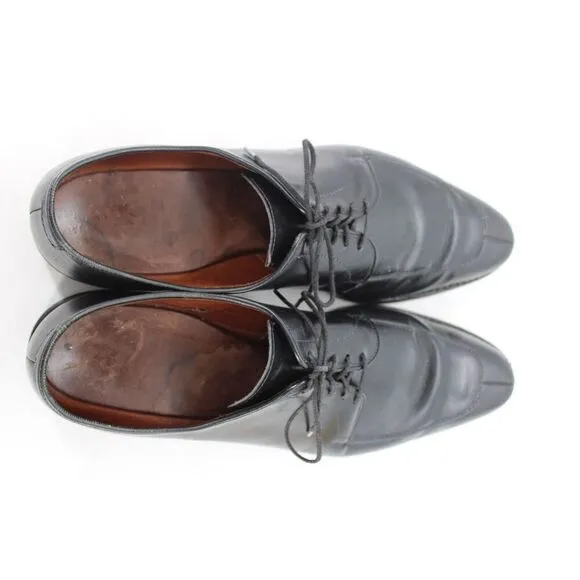 Allen Edmonds Delray 1208 Black Leather Split Toe Derby Dress Shoe Size 12 3A