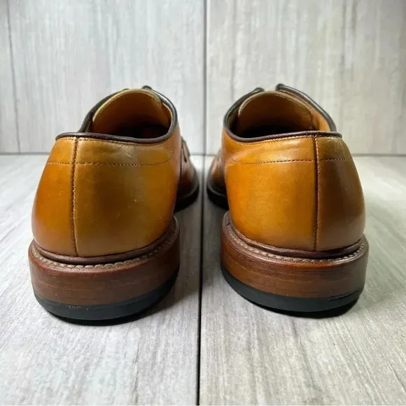 Allen Edmonds HillCrest Bicycle Toe Derby Oxford Shoe Men Size 9.5 Wide EEE 3E