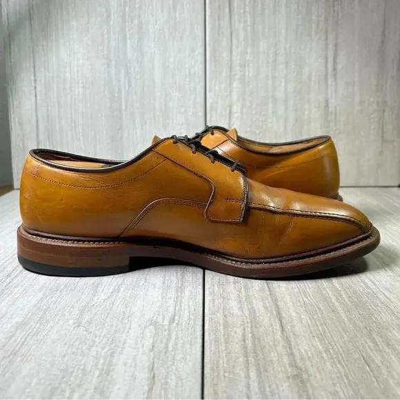 Allen Edmonds HillCrest Bicycle Toe Derby Oxford Shoe Men Size 9.5 Wide EEE 3E