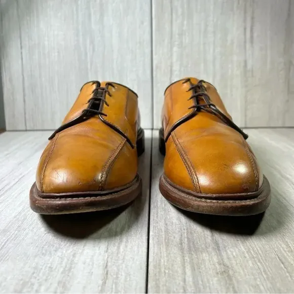 Allen Edmonds HillCrest Bicycle Toe Derby Oxford Shoe Men Size 9.5 Wide EEE 3E