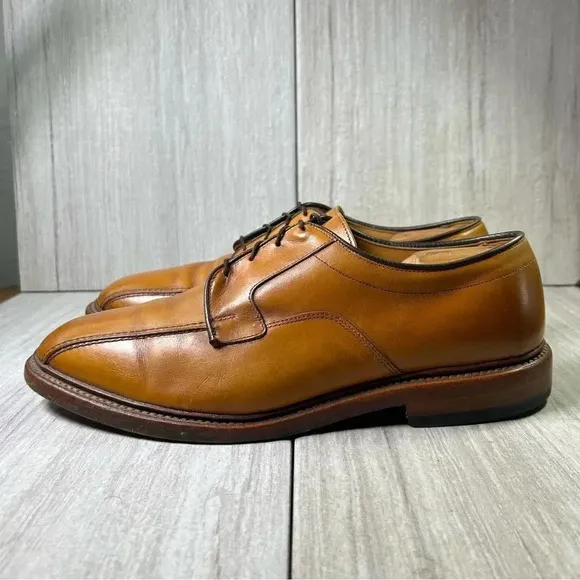 Allen Edmonds HillCrest Bicycle Toe Derby Oxford Shoe Men Size 9.5 Wide EEE 3E