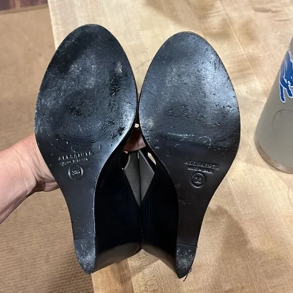 All Saints Elin slingback Wedges EUC size 36 (US6)