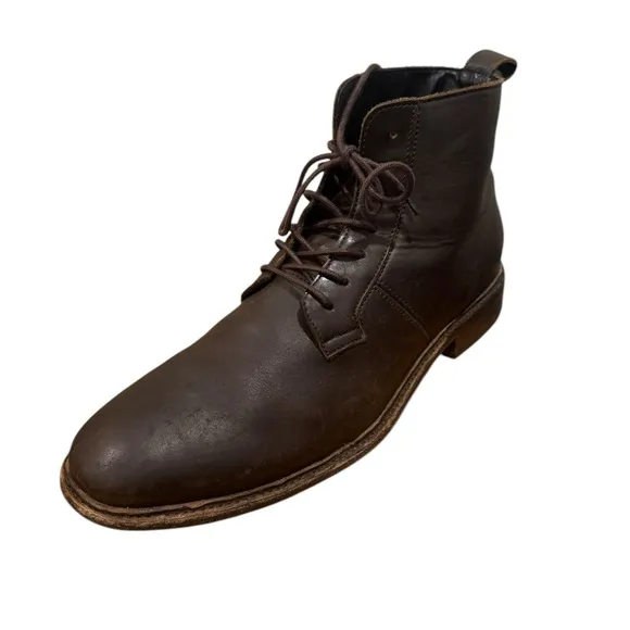 Allsaints Mens Brown Leather Boots