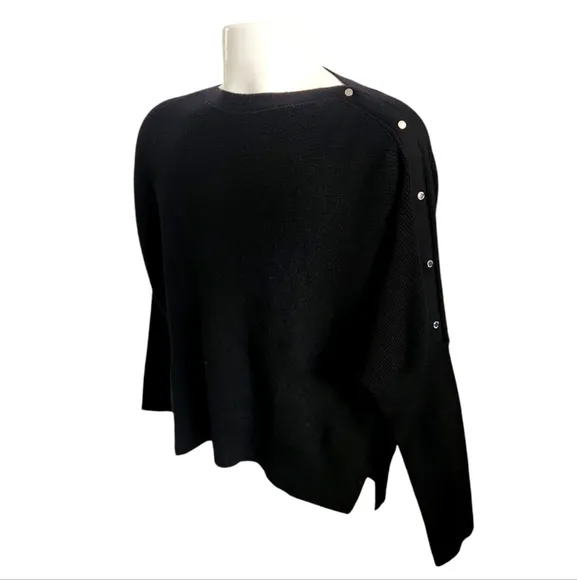 Allsaints Raven Jumper Wool Cashmere Blend Sweater Pashmina Pink Size M NWT $279