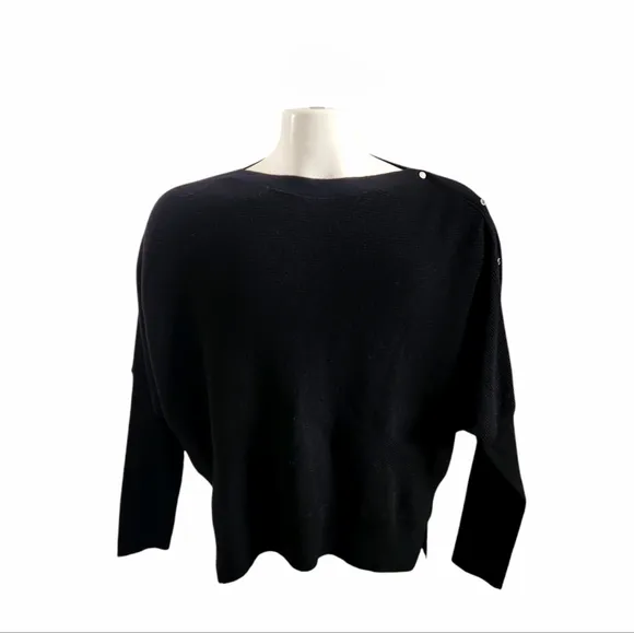 Allsaints Raven Jumper Wool Cashmere Blend Sweater Pashmina Pink Size M NWT $279