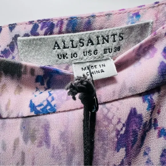 Allsaints Rhea Masala Midi Skirt in Minkpink - NWT - Size: 6