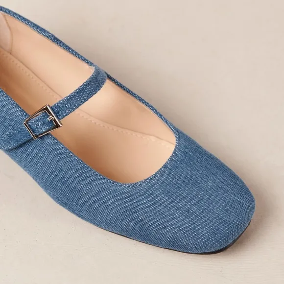 Alohas - Por Do Sol Denim Ballet Flats