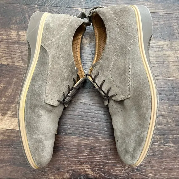 Amberjack the original suede derby style tan lace up formal shoes Oxford 11