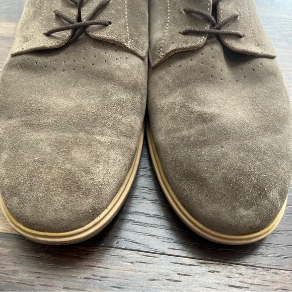 Amberjack the original suede derby style tan lace up formal shoes Oxford 11