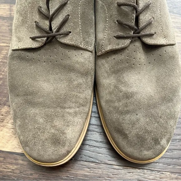 Amberjack the original suede derby style tan lace up formal shoes Oxford 11