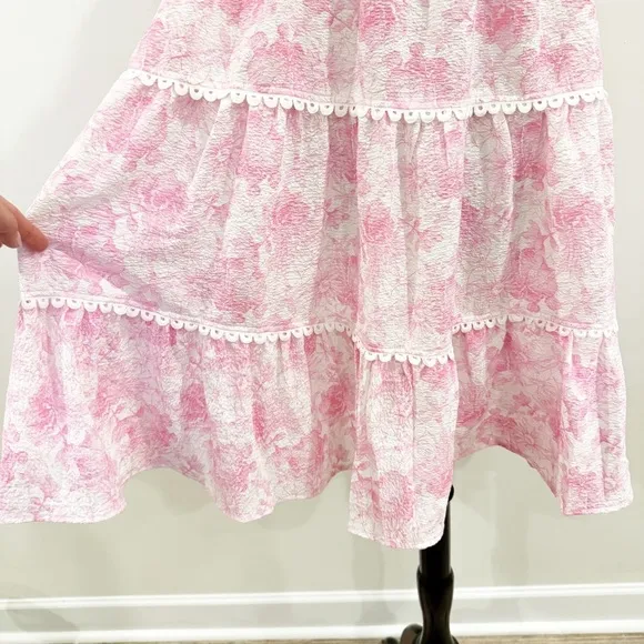 &amp;MERCI SWEET GARDEN TIERED MINI DRESS M