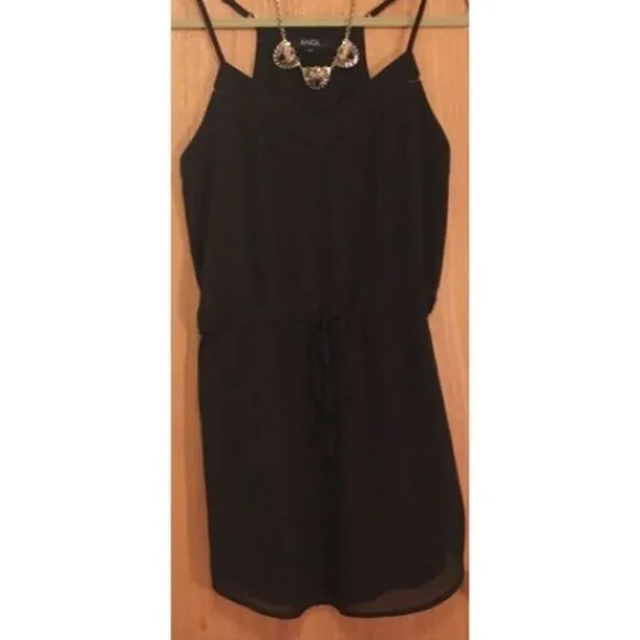 ✨Angl V Line Drawstring Cami Dress✨