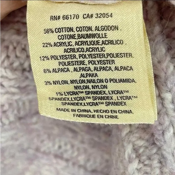 Anthro Angel of the North Light Grey Chunky Knit Dolman Sleeve Cardigan