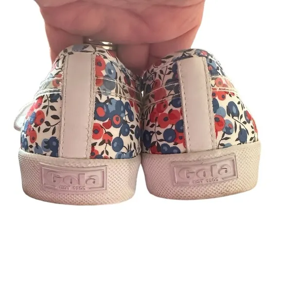 ANTHRO GOLA LIBERTY COASTER FLORAL ROUND TOE SNEAKERS 7