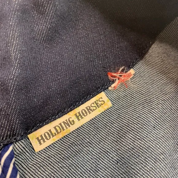Anthropologie Holding Horses Clara Denim Dress