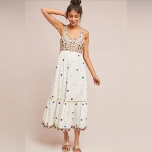 Anthropologie Payal Pratap Norah Midi Dress Size 2
