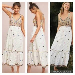 Anthropologie Payal Pratap Norah Midi Dress