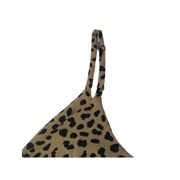 Anthropologie Sanctuary Wrap It Up Modern Leopard Sundress M