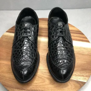 Antique‎ Edwin Clapp Alligator 3-Eyelet Split-Toe Norweger Collector Shoe, Derby