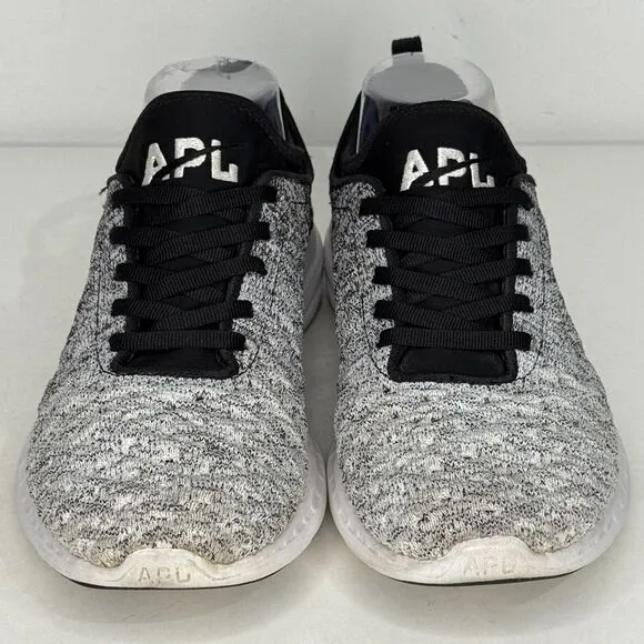 APL Shoes Womens Size 8 TechLoom Phantom Sneakers Gradient Black Gray Lace Ups