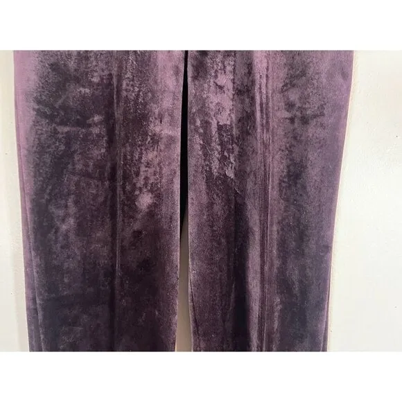 Appaman Pant Kid 14 Purple Velvet Straight Festive Christmas Holiday Santa Soft