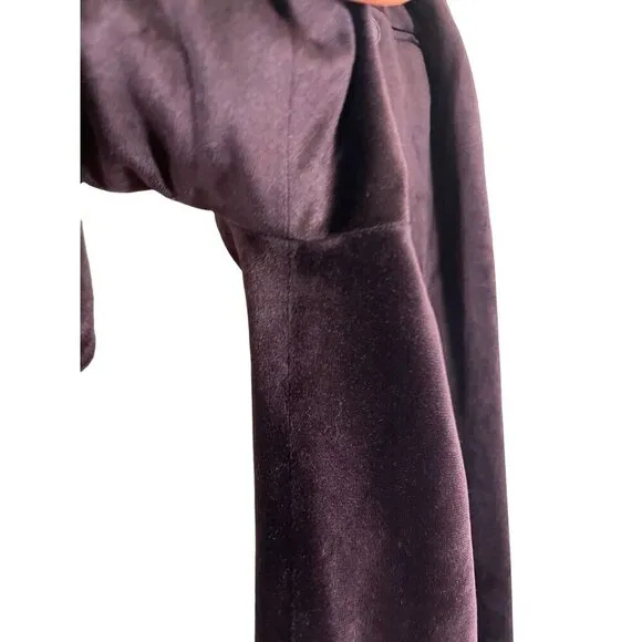 Appaman Pant Kid 14 Purple Velvet Straight Festive Christmas Holiday Santa Soft